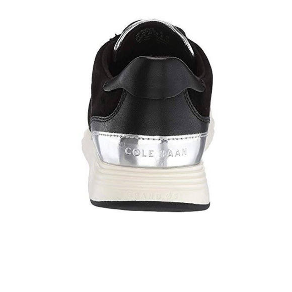 NWOT Cole Haan Grand OS black/silver sneakers 11B - Picture 9 of 11